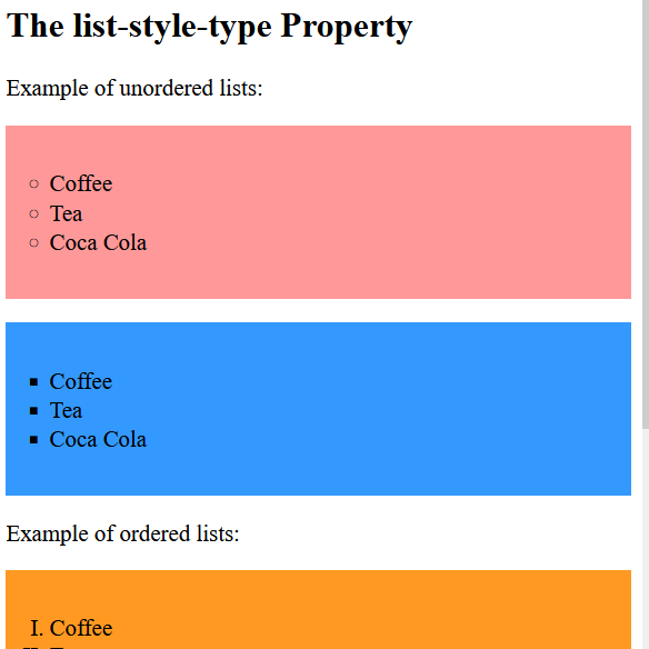 CSS Style Properties